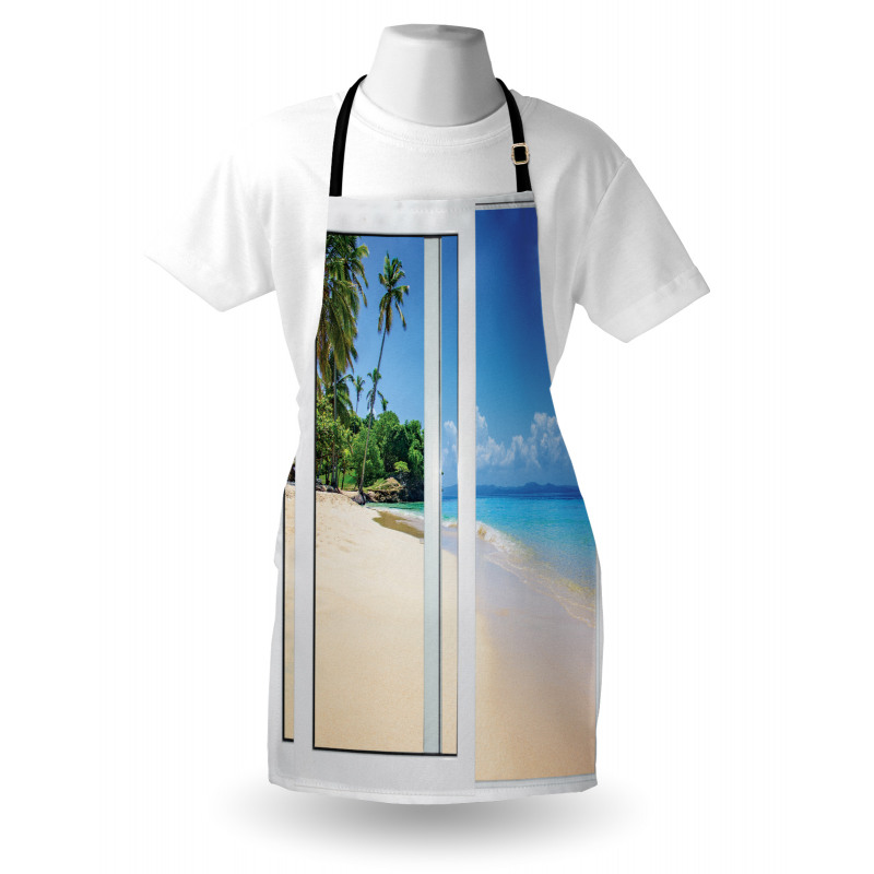 Island Scenery Traveling Apron