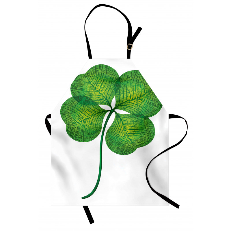 Detailed 4 Leaf Shamrock Apron