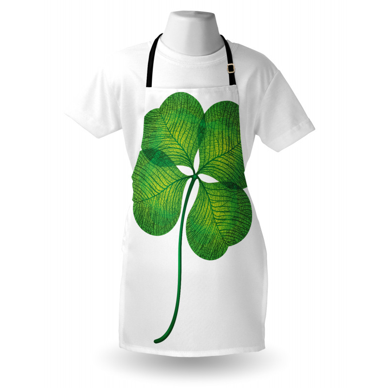 Detailed 4 Leaf Shamrock Apron