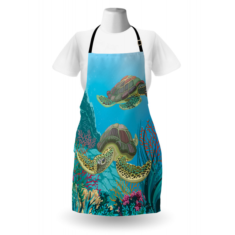 Sealife Turtles Aquatic Apron