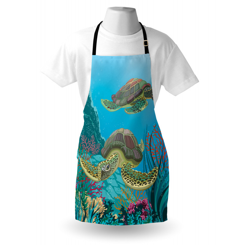 Sealife Turtles Aquatic Apron