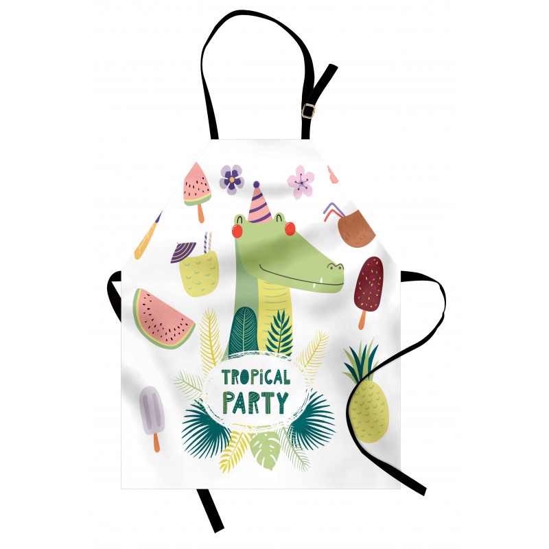 Tropical Party Ice Cream Apron