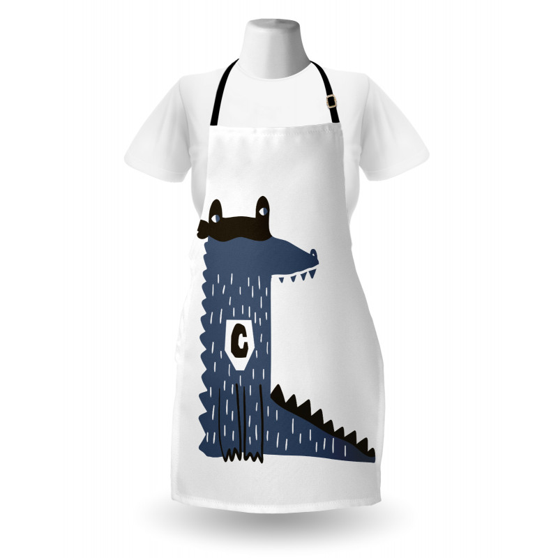 Geometric Letter C Apron