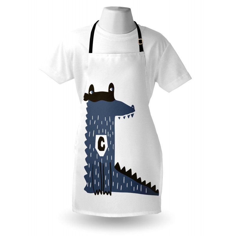 Geometric Letter C Apron