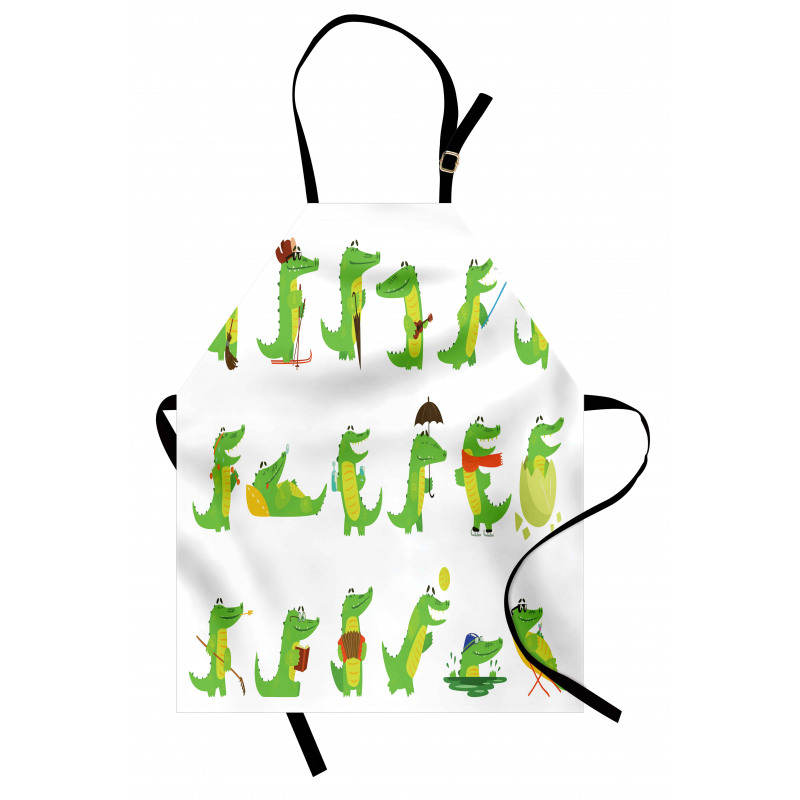 Group of Funny Animals Apron