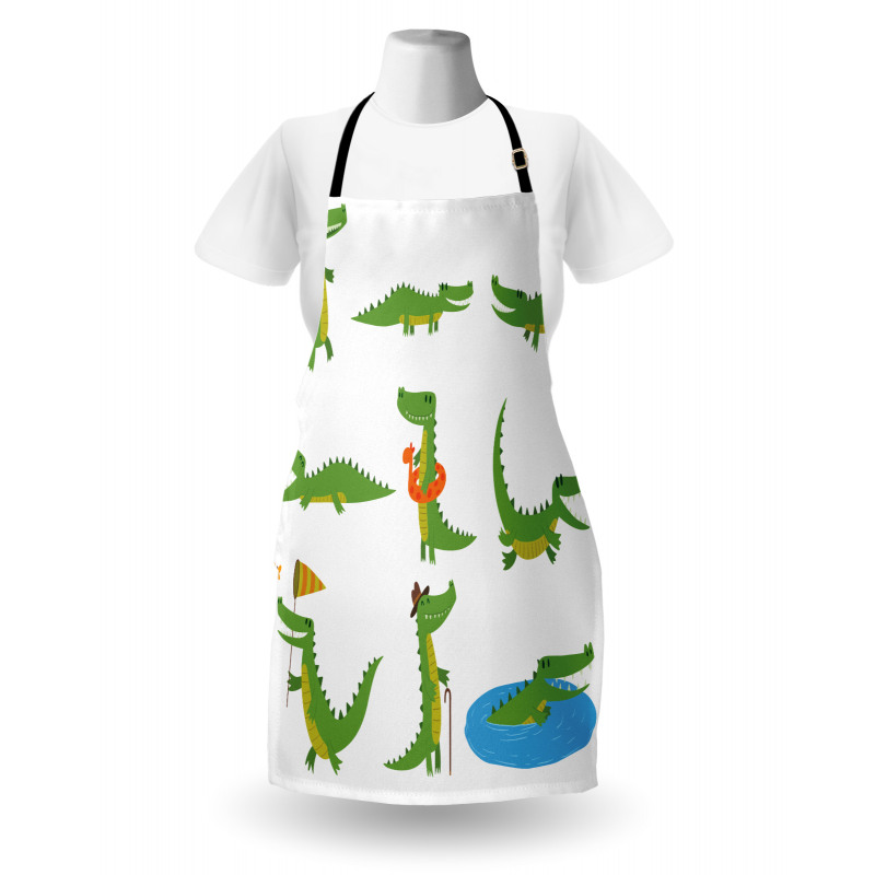 Happy Cartoon Characters Apron