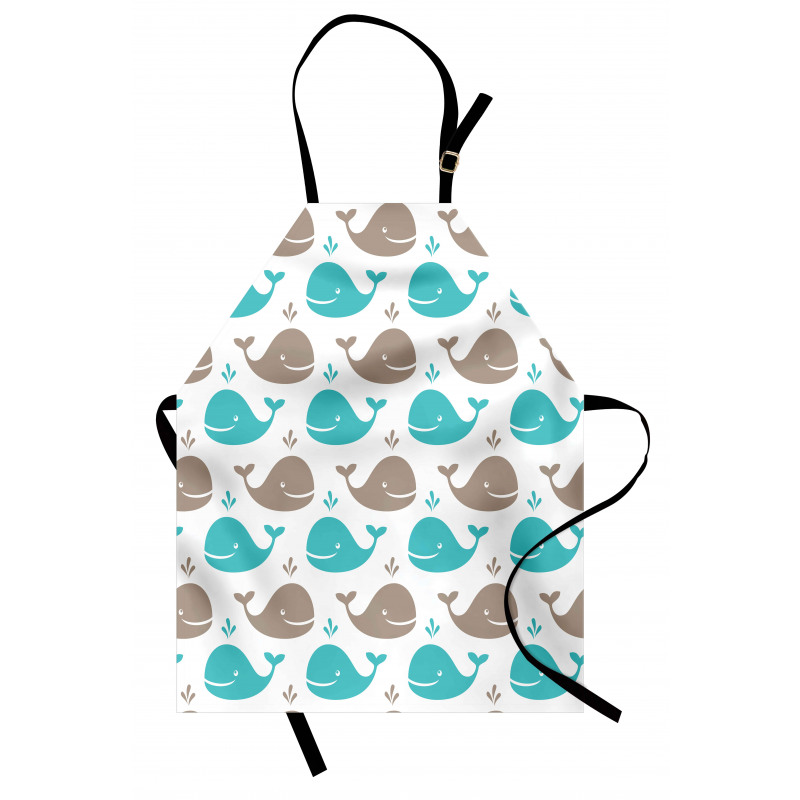 Smiling Fish in Ocean Apron