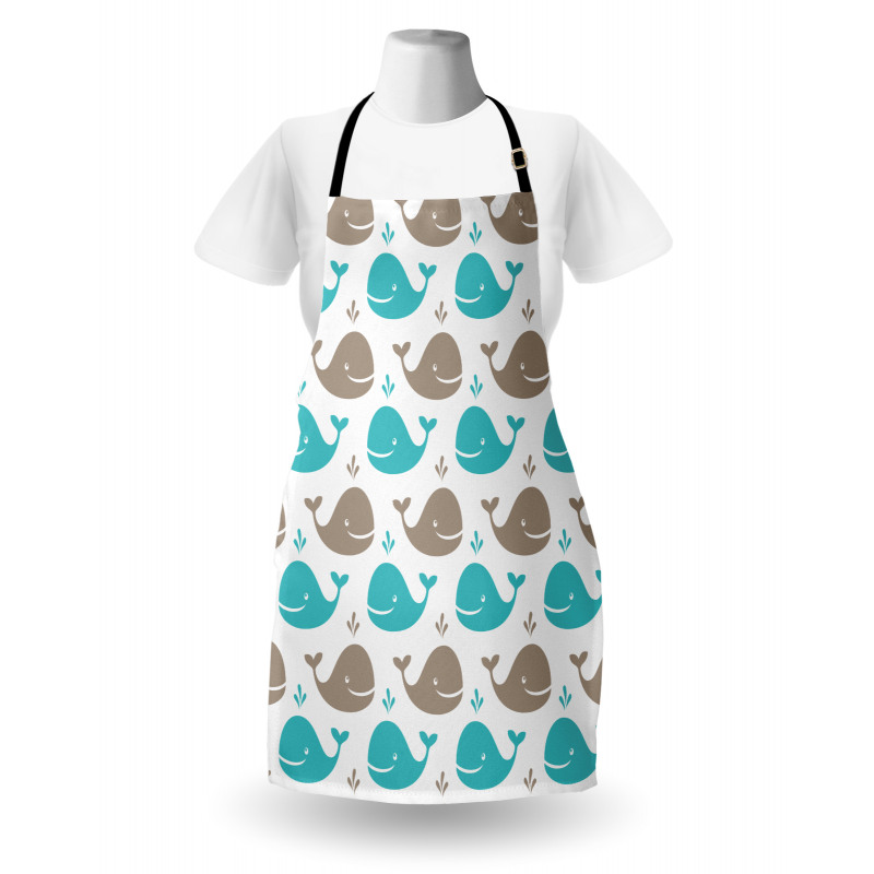 Smiling Fish in Ocean Apron