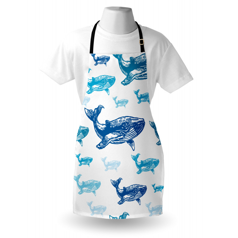 Ocean Animals Colorful Apron