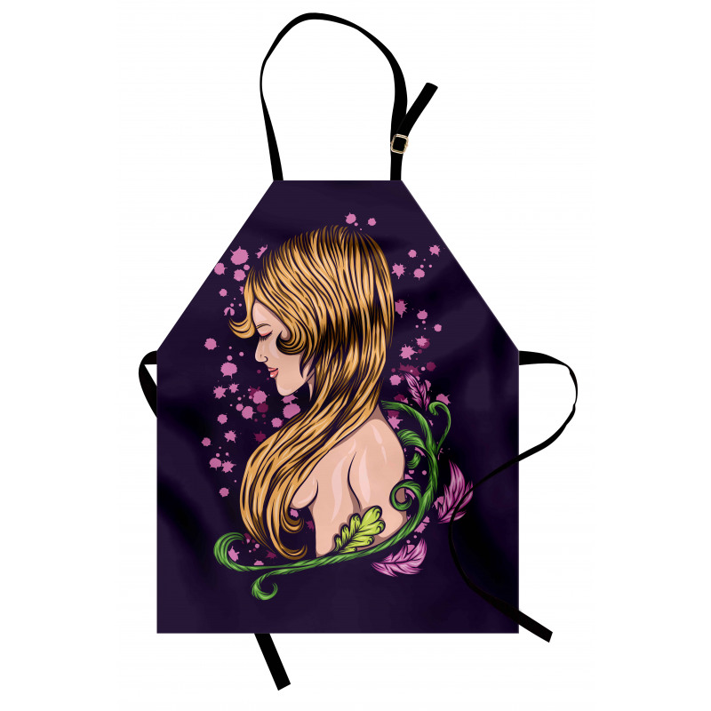 Floral Graphic Style Apron