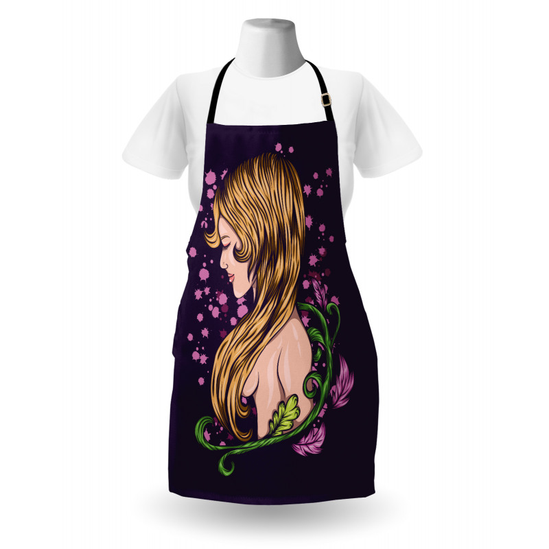 Floral Graphic Style Apron