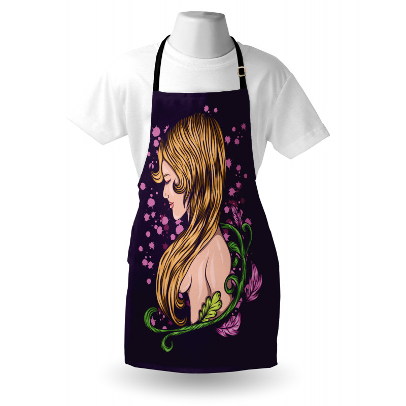 Floral Graphic Style Apron