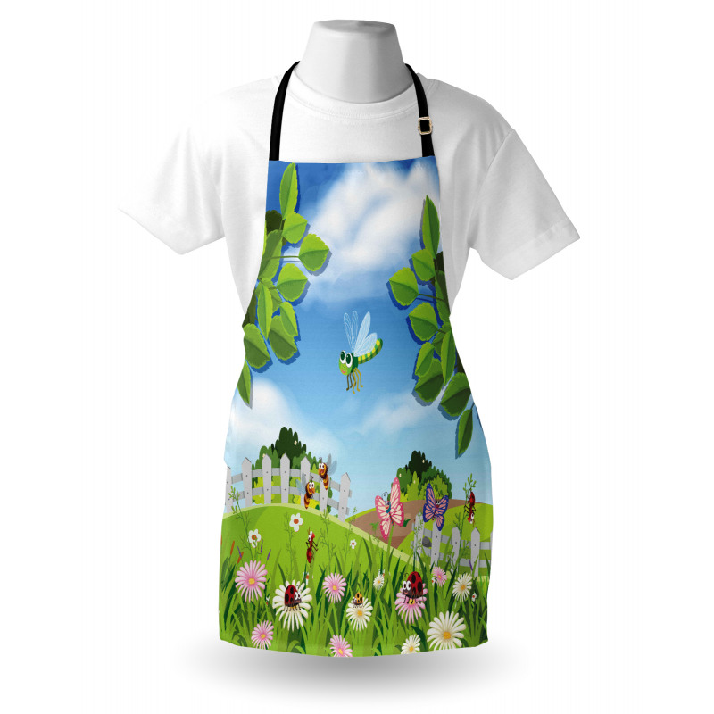 Spring Scene Apron