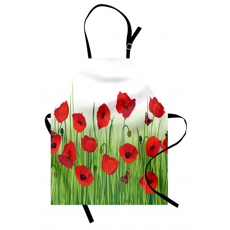 Butterfly Floral Design Apron