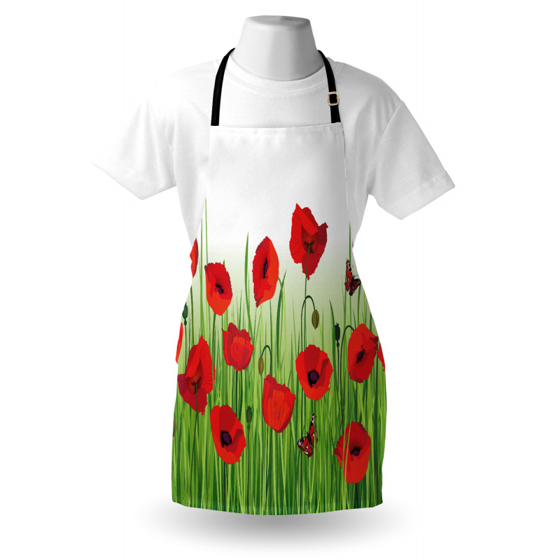 Butterfly Floral Design Apron