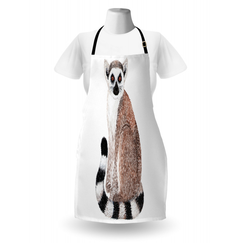 Watercolor Wild Animal Art Apron