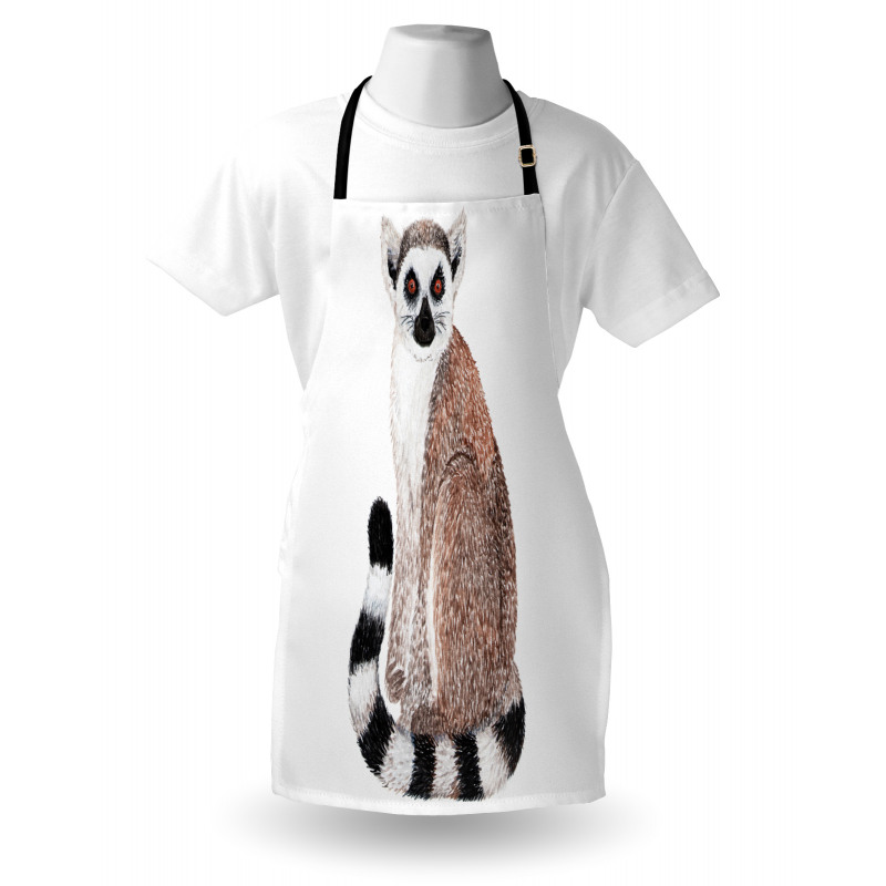 Watercolor Wild Animal Art Apron