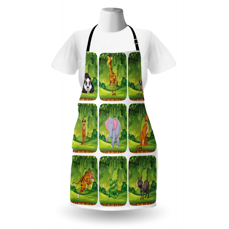 Animals Jungle Fun Apron