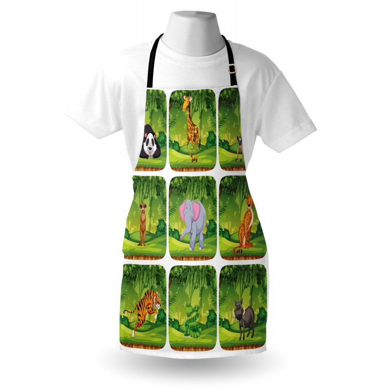 Animals Jungle Fun Apron