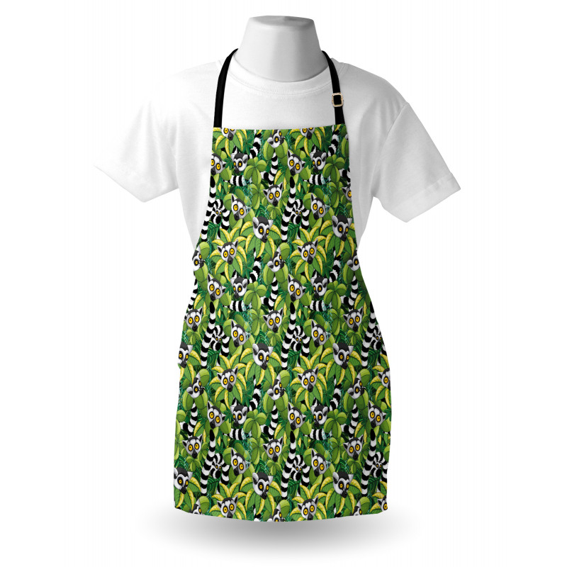 Exotic Jungle Monkey Graphic Apron