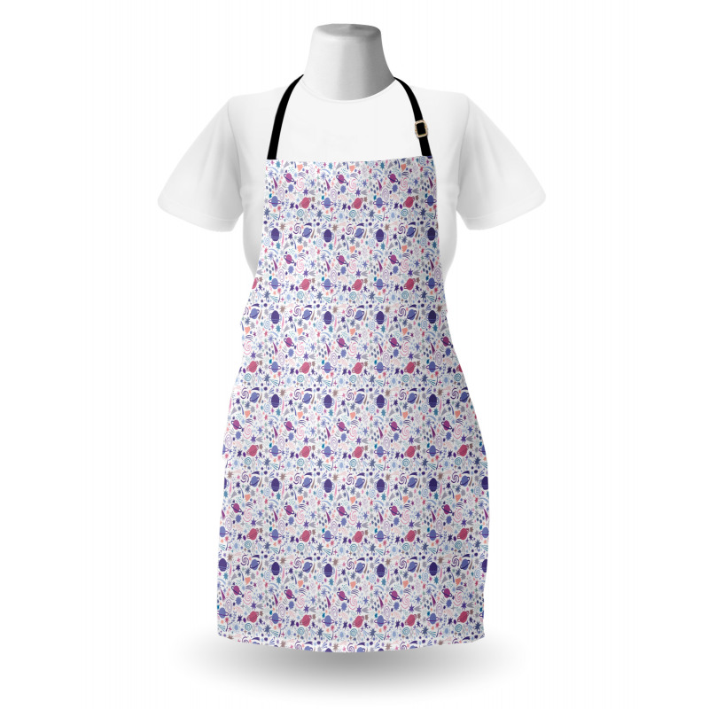 Planets Celestial Items Apron