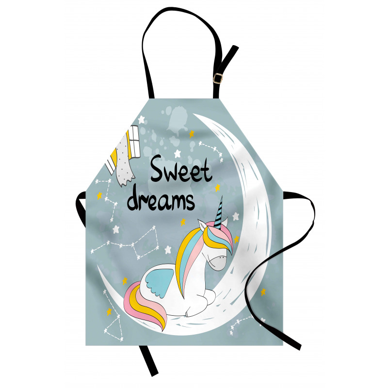 Unicorn on Crescent Apron