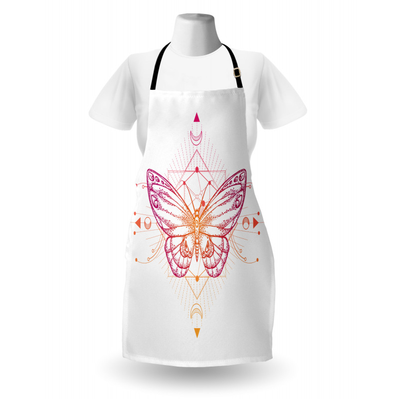 Butterfly Boho Art Apron