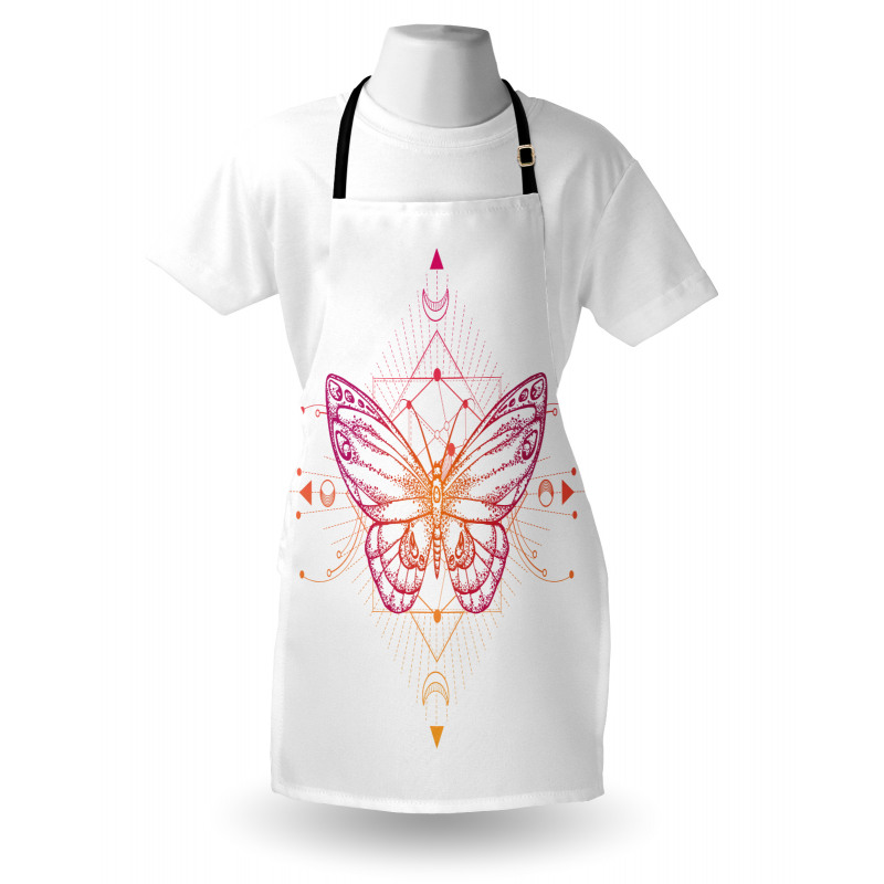 Butterfly Boho Art Apron