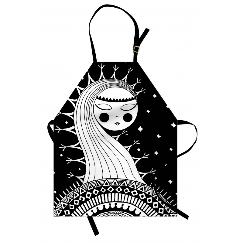 Fantasy Princess Girl Apron