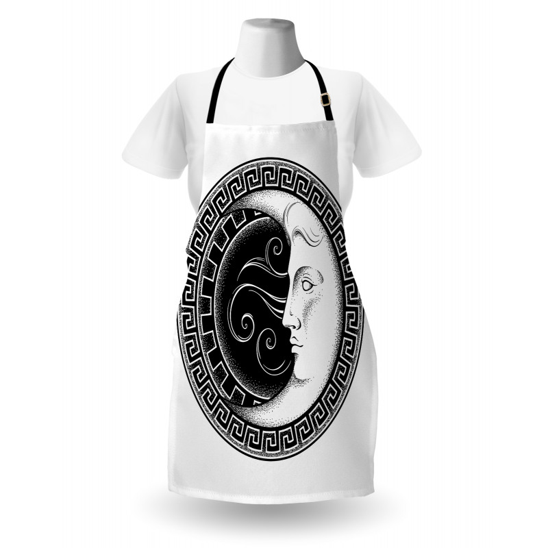 Occult Look Crescent Apron