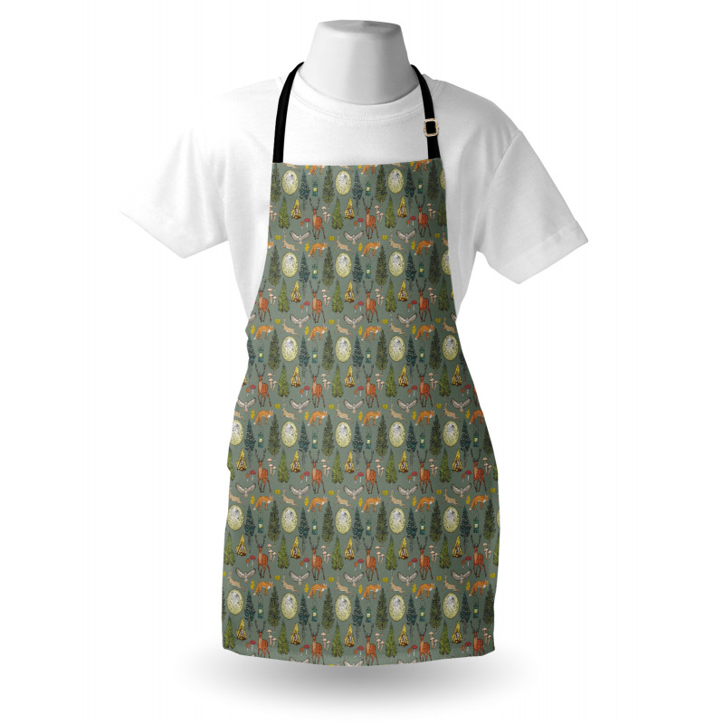 Night at Forest Trees Apron