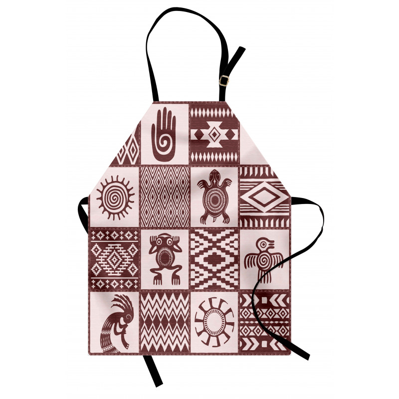 Patchwork Style Primitive Apron