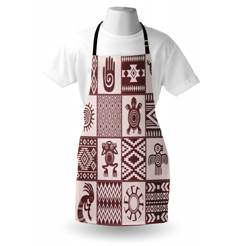 Patchwork Style Primitive Apron