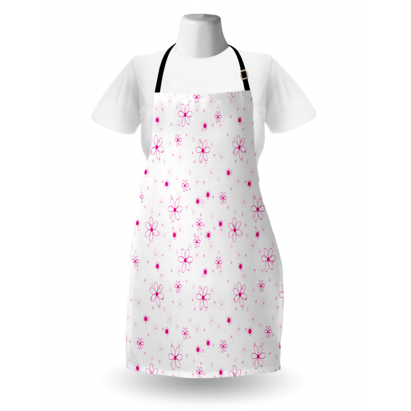Pattern with Flowers Apron