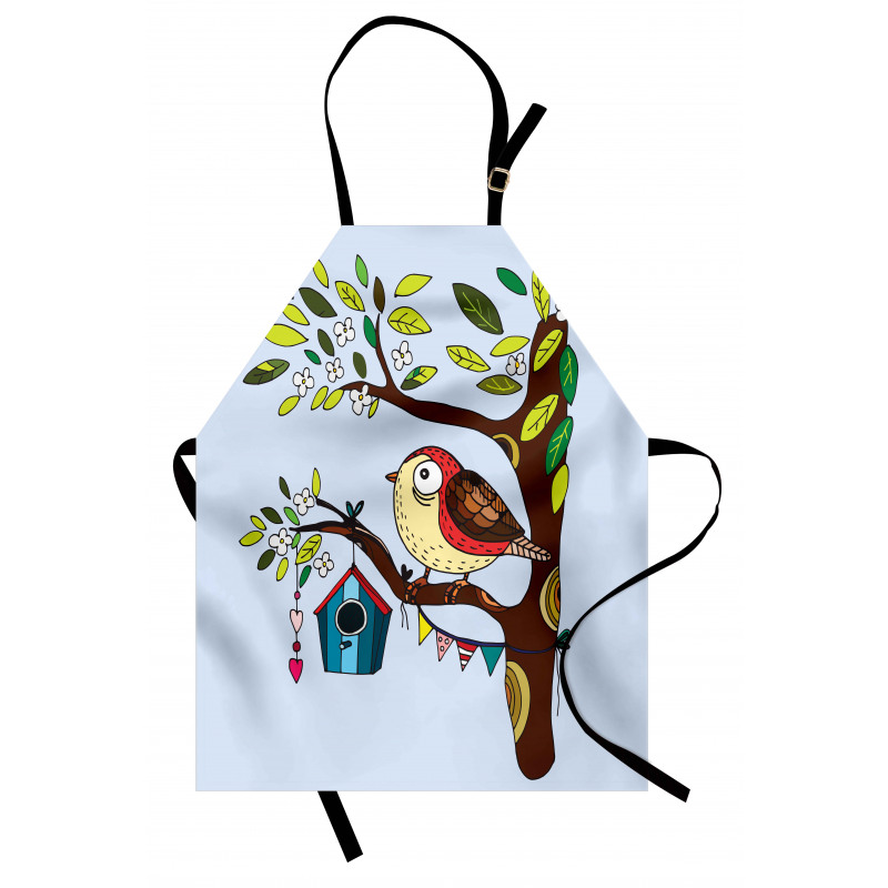 Flying Animal Tree Art Apron