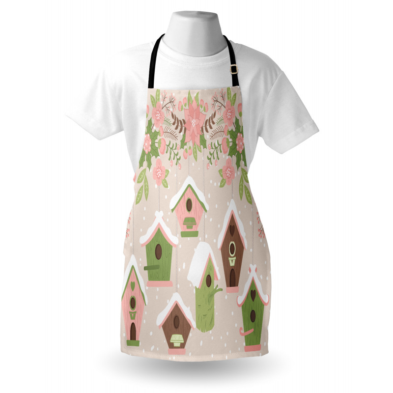 Pastel Floral Snow Nest Apron