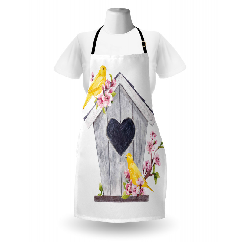 Heart Floral Nest Apron