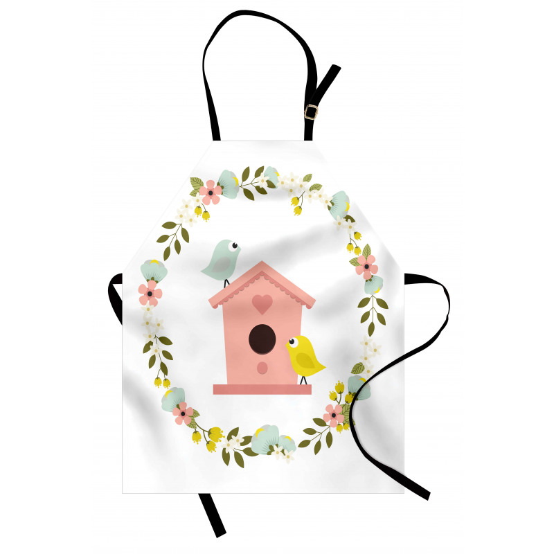 Winged Animal Floral Apron