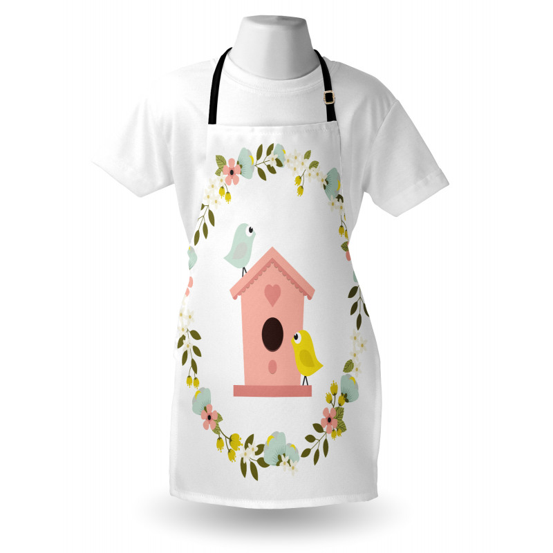 Winged Animal Floral Apron