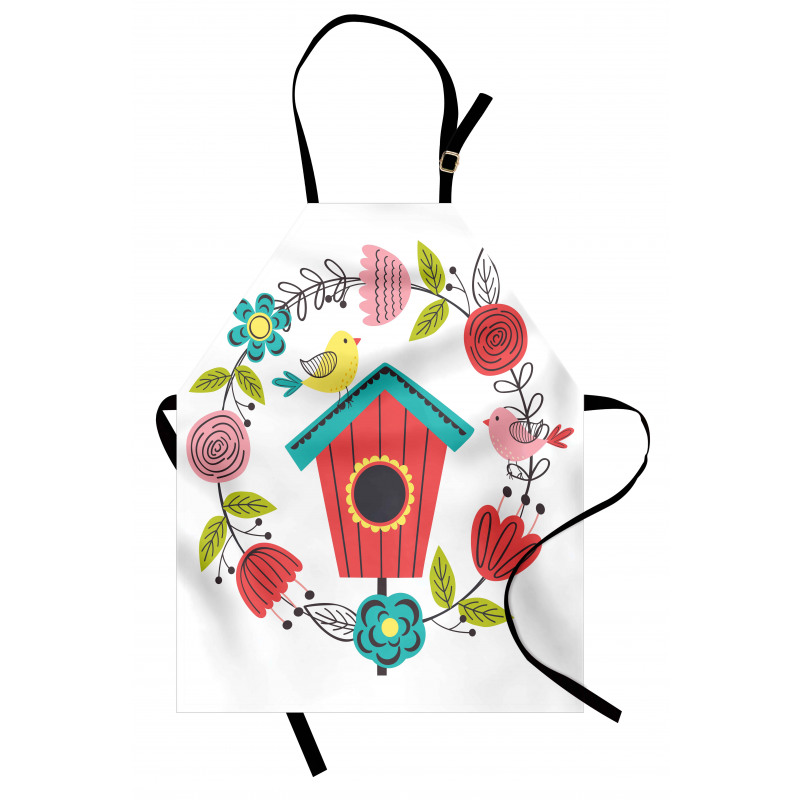 Winged Animals Nest Art Apron