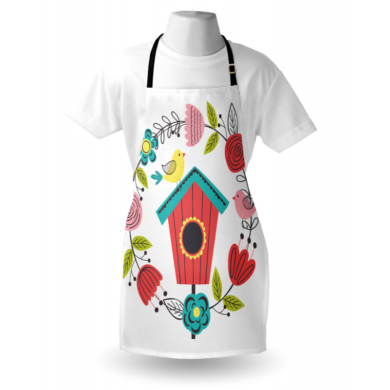 Winged Animals Nest Art Apron