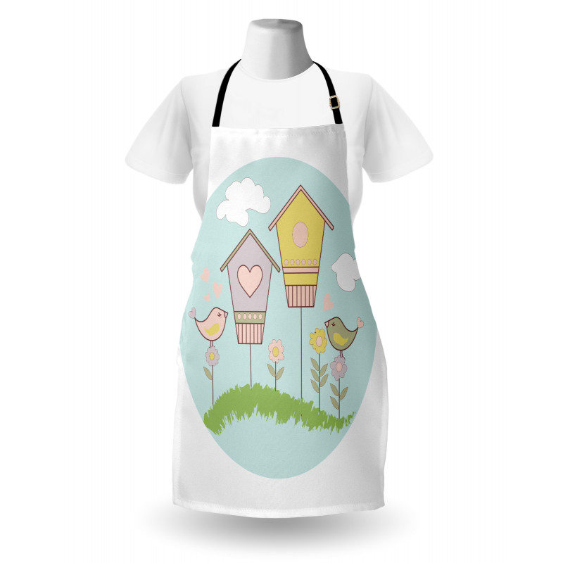 Meadow Flower Nest Cloud Apron