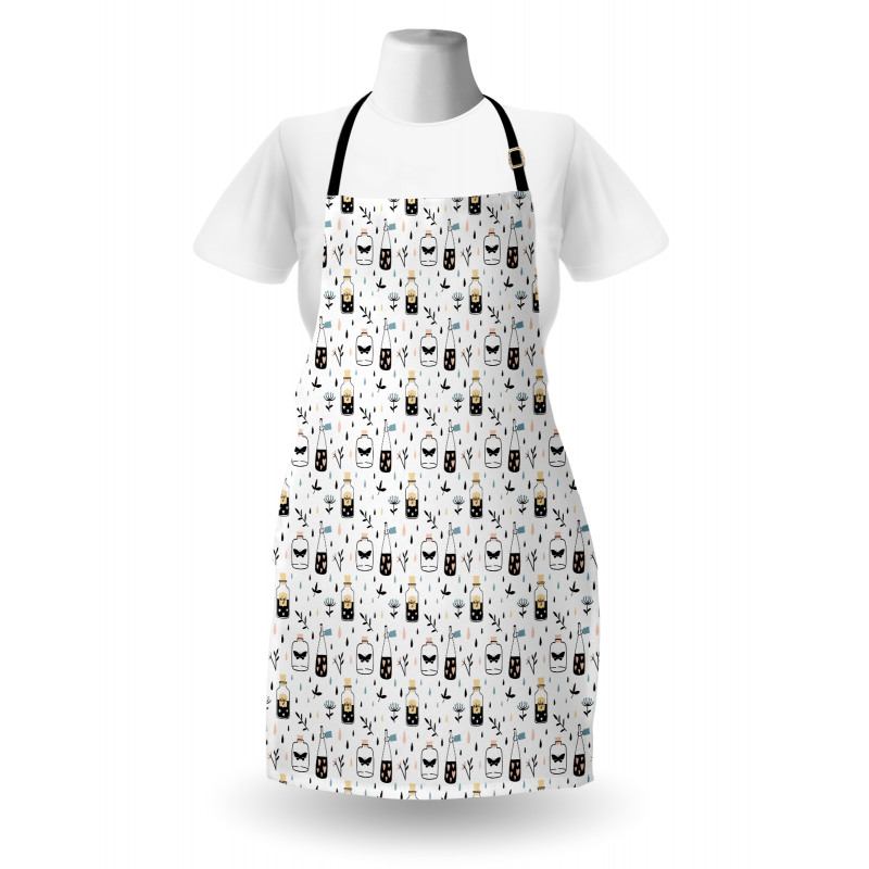 Witchcraft Magic Bottles Apron