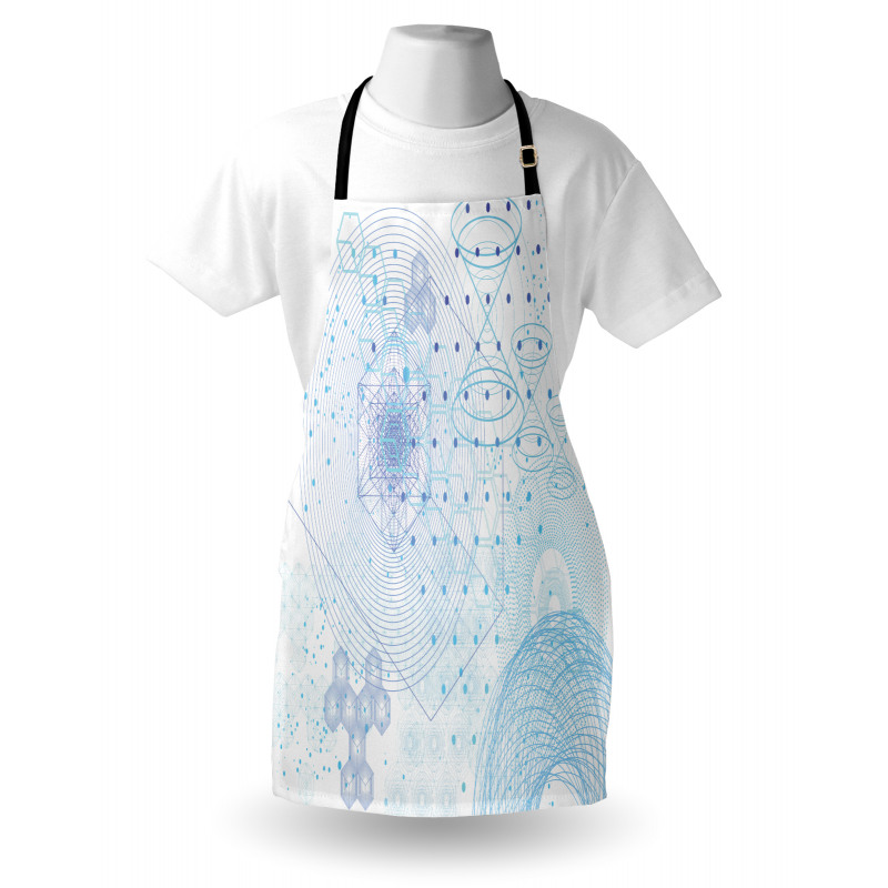 Geometric Science Motifs Apron