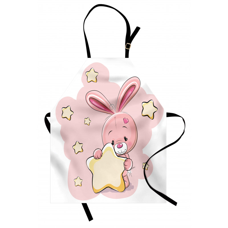 Rabbit Bunny with a Star Apron