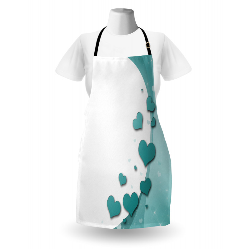 Hearts Valentines Apron