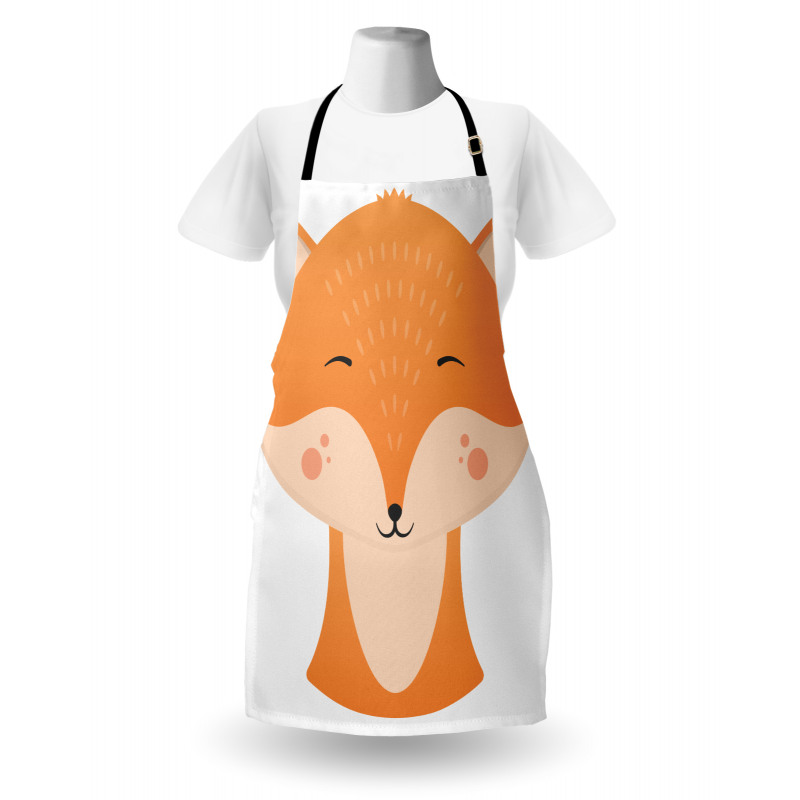 Happy Animal Face Simplicity Apron