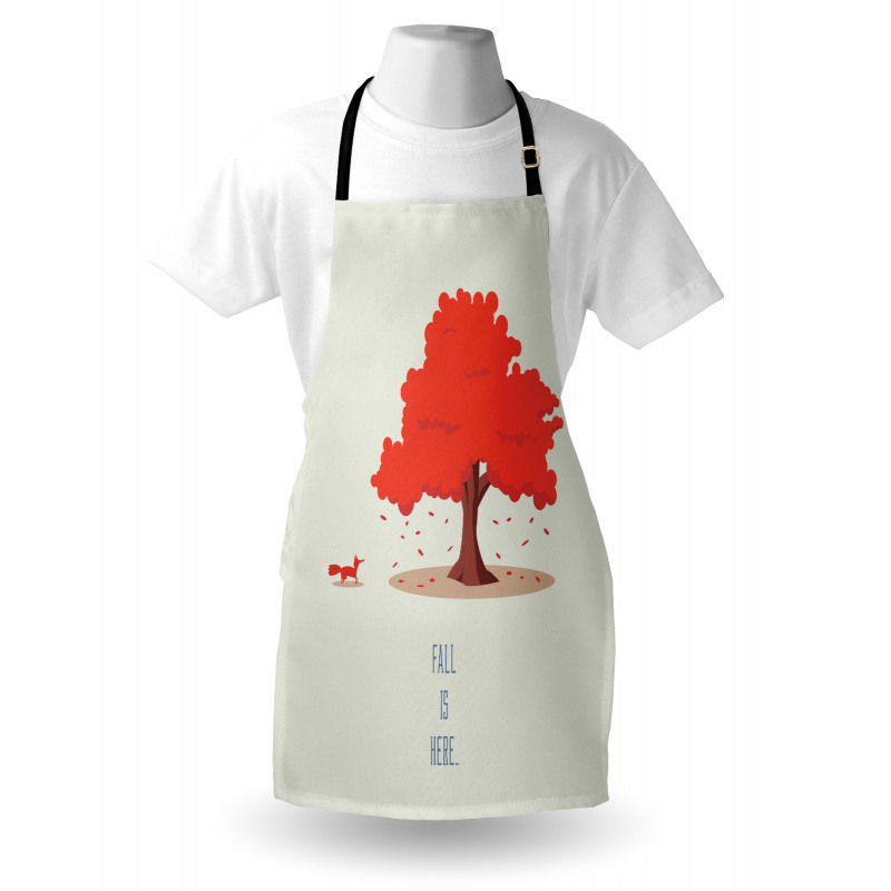 Fall is Here Animal and Tree Apron