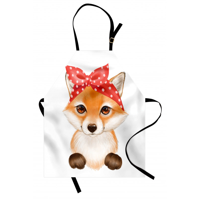 Wild Animal Drawing Apron