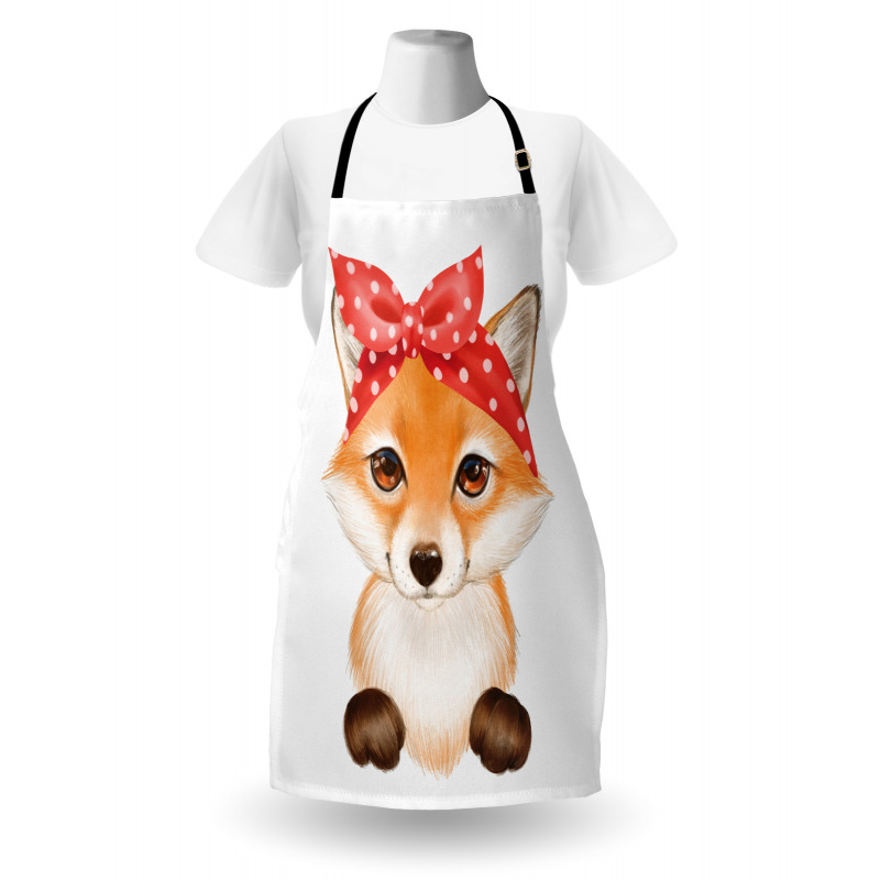 Wild Animal Drawing Apron